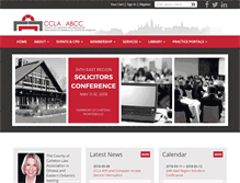 Tablet Screenshot of ccla-abcc.ca